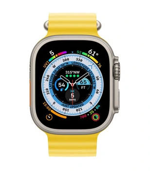 تصویر ساعت هوشمند اپل سری اولترا 49 میلی متری با بند اوشن ا Apple Watch Ultra with Ocean Loop Band 49 mm Apple Watch Ultra with Ocean Loop Band 49 mm