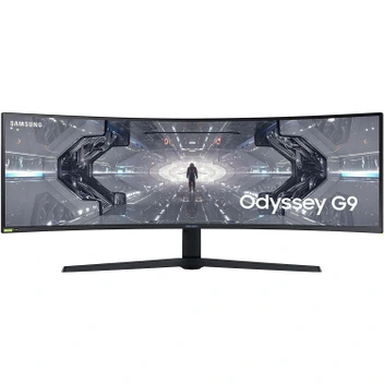 تصویر مانیتور گیمینگ 49 اینچ خمیده سامسونگ مدل Odyssey G9 ا SAMSUNG Odyssey G9 49 inch Curved Gaming Monitor SAMSUNG Odyssey G9 49 inch Curved Gaming Monitor