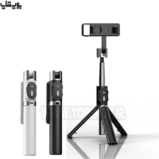 تصویر سه پایه و مونوپاد بلوتوثی Mini Live Broadcast Selfie Stick P60D 