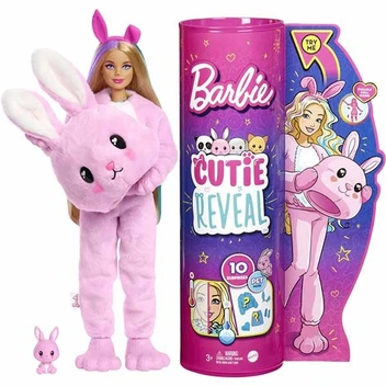 تصویر عروسک باربی مدل خرگوش Barbie Cutie Reveal Rabbit Doll Toy - ۳ الی ۱۲ روز کاری 