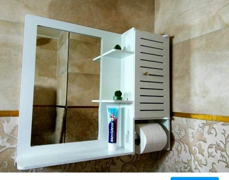 تصویر آینه سرویس بهداشتی،آینه مدل باکس دار،آینه حمام،آینه دستشویی 