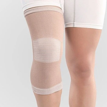 تصویر زانو بند الاستیک ژاکارد کد 130 سایز بزرگ پاک سمن ا Paksaman jacquard elastic knee support Paksaman jacquard elastic knee support