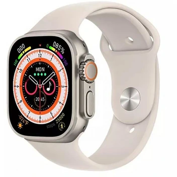 تصویر ساعت هوشمند طرح اپل واچ الترا مدل WS8 Ultra سری 8 رنگ مشکی 