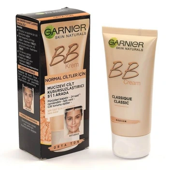 تصویر ب ب کرم گارنیر رنگ روشن مخصوص پوست نرمال ا B B Garnier cream for normal skin, light complexion B B Garnier cream for normal skin, light complexion