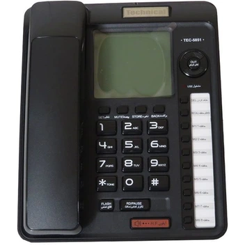 تصویر گوشی تلفن تکنیکال مدل TEC-5851 ا Technical TEC-5851 Phone Technical TEC-5851 Phone
