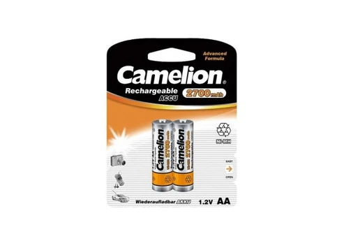 تصویر باتری دوتایی قلمی شارژی Camelion 1.2V AA 2700mAh ا Camelion 2700mAh Ni-MH Rechargeable Batteries AA Camelion 2700mAh Ni-MH Rechargeable Batteries AA