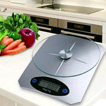 تصویر ترازو دیجیتال آشپزخانه افق مدل KE-5 ا Digital kitchen scales KE-5 Digital kitchen scales KE-5