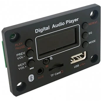تصویر پخش کننده بلوتوثی 12 ولت روپنلی MP3 با ریموت کنترل مدل G016B 