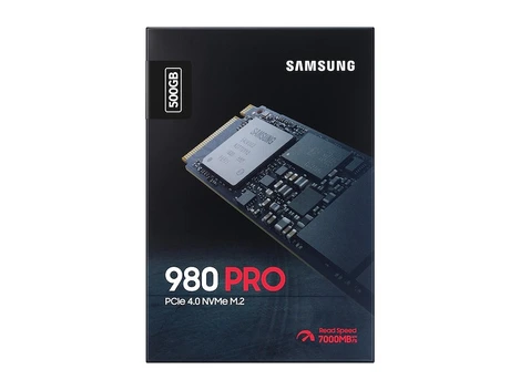 تصویر اس اس دی سامسونگ 980PRO M.2 GEN4 NVMe 500GB ا Samsung 980 PRO PCIe 4.0 2280 NVMe 500GB M.2 SSD Samsung 980 PRO PCIe 4.0 2280 NVMe 500GB M.2 SSD